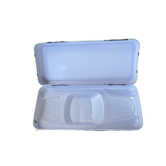 Classic Porsche 356 Speedster Tin Toy Storage Pencil Case Vntg Collectible - Picture 5 of 10